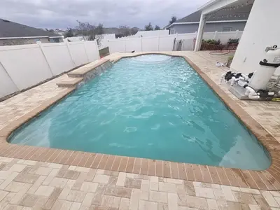 Freeform pool project in Florida